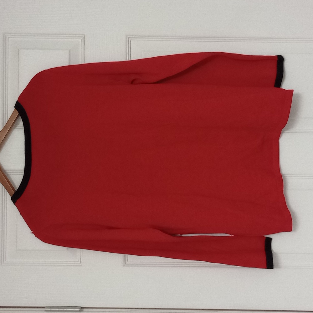 Red Knit Sweater - image 5